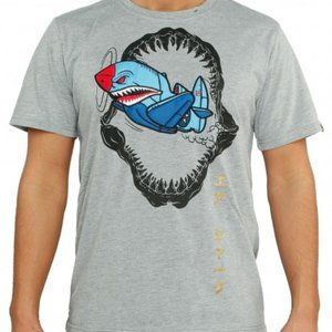 Not worn  Imperious Air shark T-shirt raised graphic
